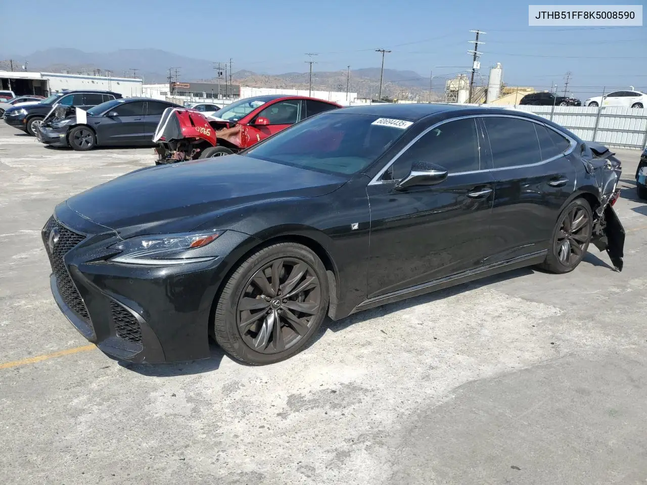 2019 Lexus Ls 500 Base VIN: JTHB51FF8K5008590 Lot: 60694435