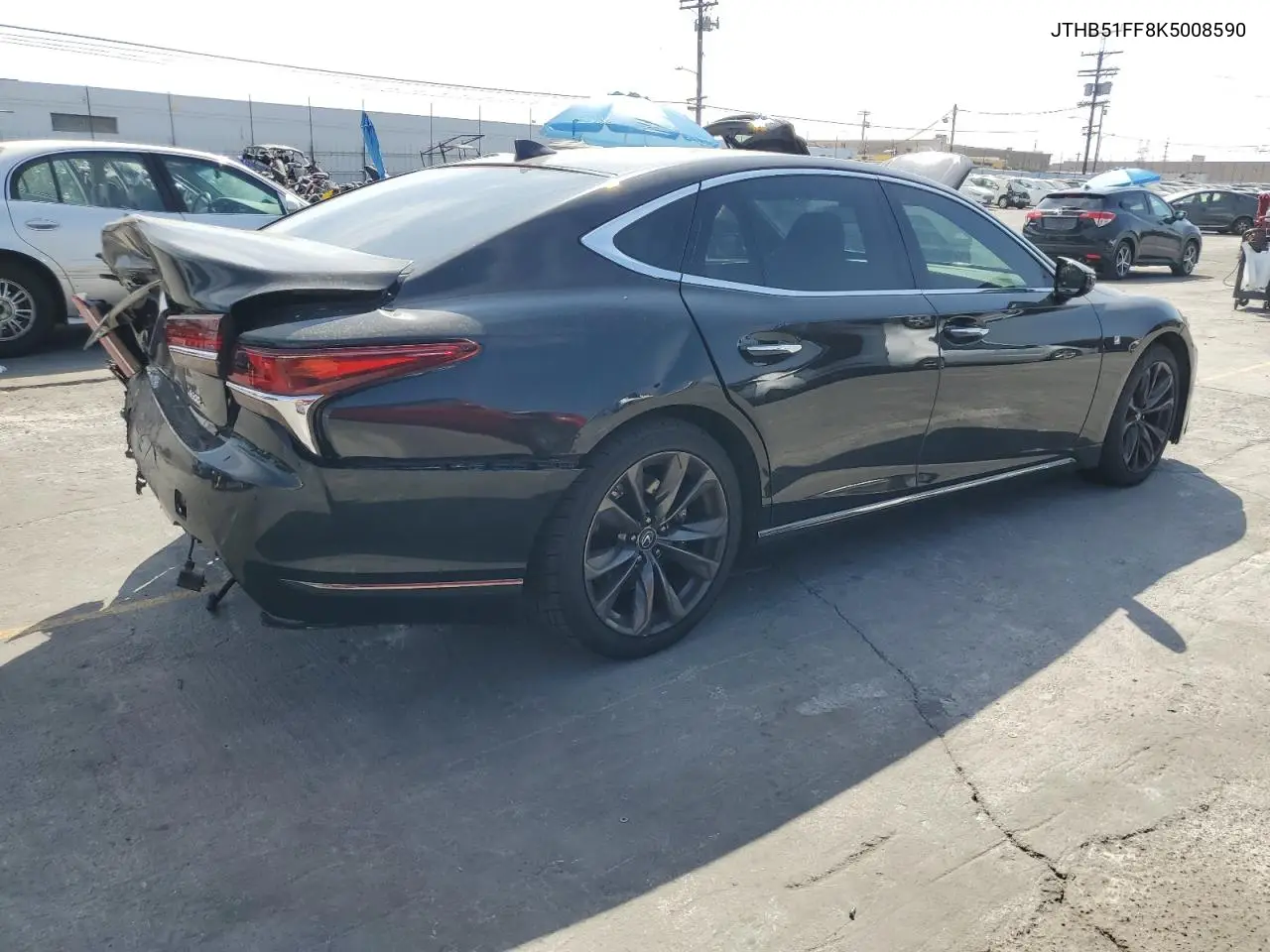 2019 Lexus Ls 500 Base VIN: JTHB51FF8K5008590 Lot: 60694435