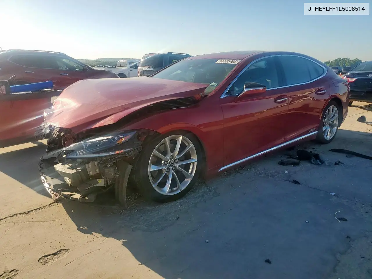 2020 Lexus Ls 500H VIN: JTHEYLFF1L5008514 Lot: 56605495