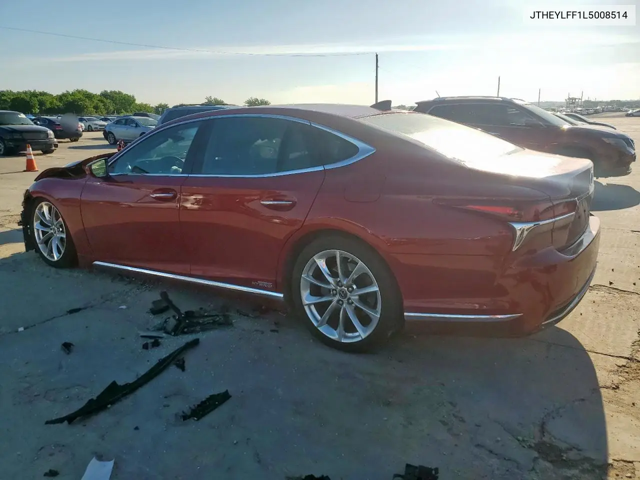 2020 Lexus Ls 500H VIN: JTHEYLFF1L5008514 Lot: 56605495