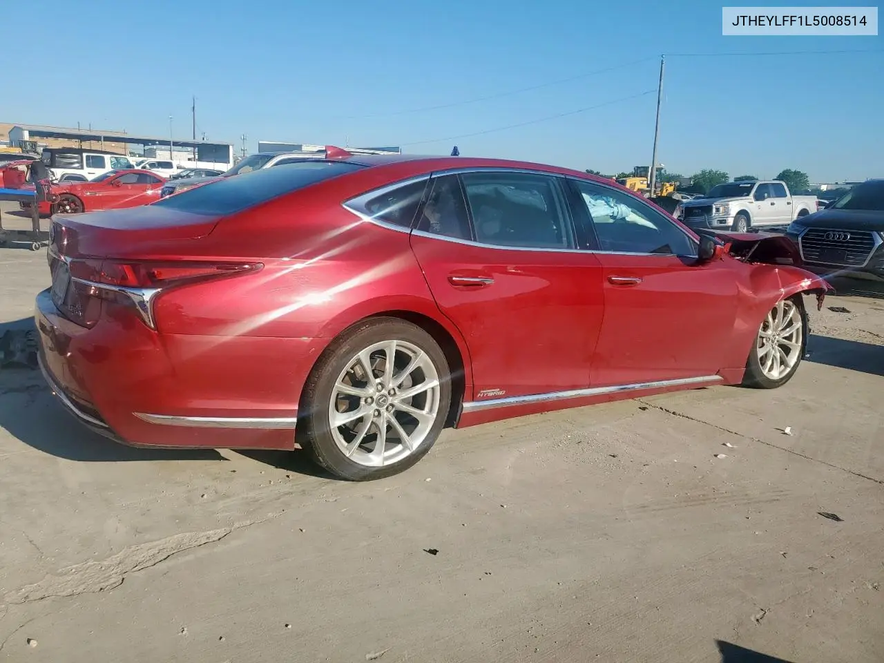 2020 Lexus Ls 500H VIN: JTHEYLFF1L5008514 Lot: 56605495