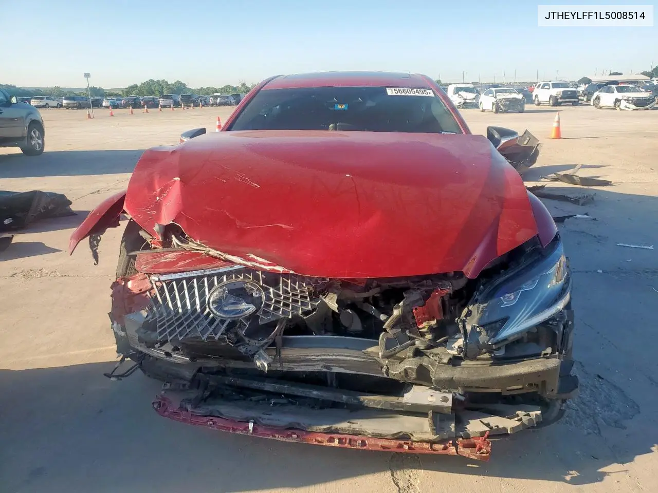 2020 Lexus Ls 500H VIN: JTHEYLFF1L5008514 Lot: 56605495