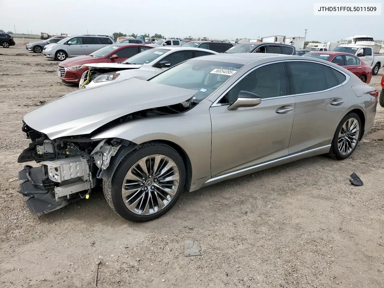 2020 Lexus Ls 500 Base VIN: JTHD51FF0L5011509 Lot: 56854095