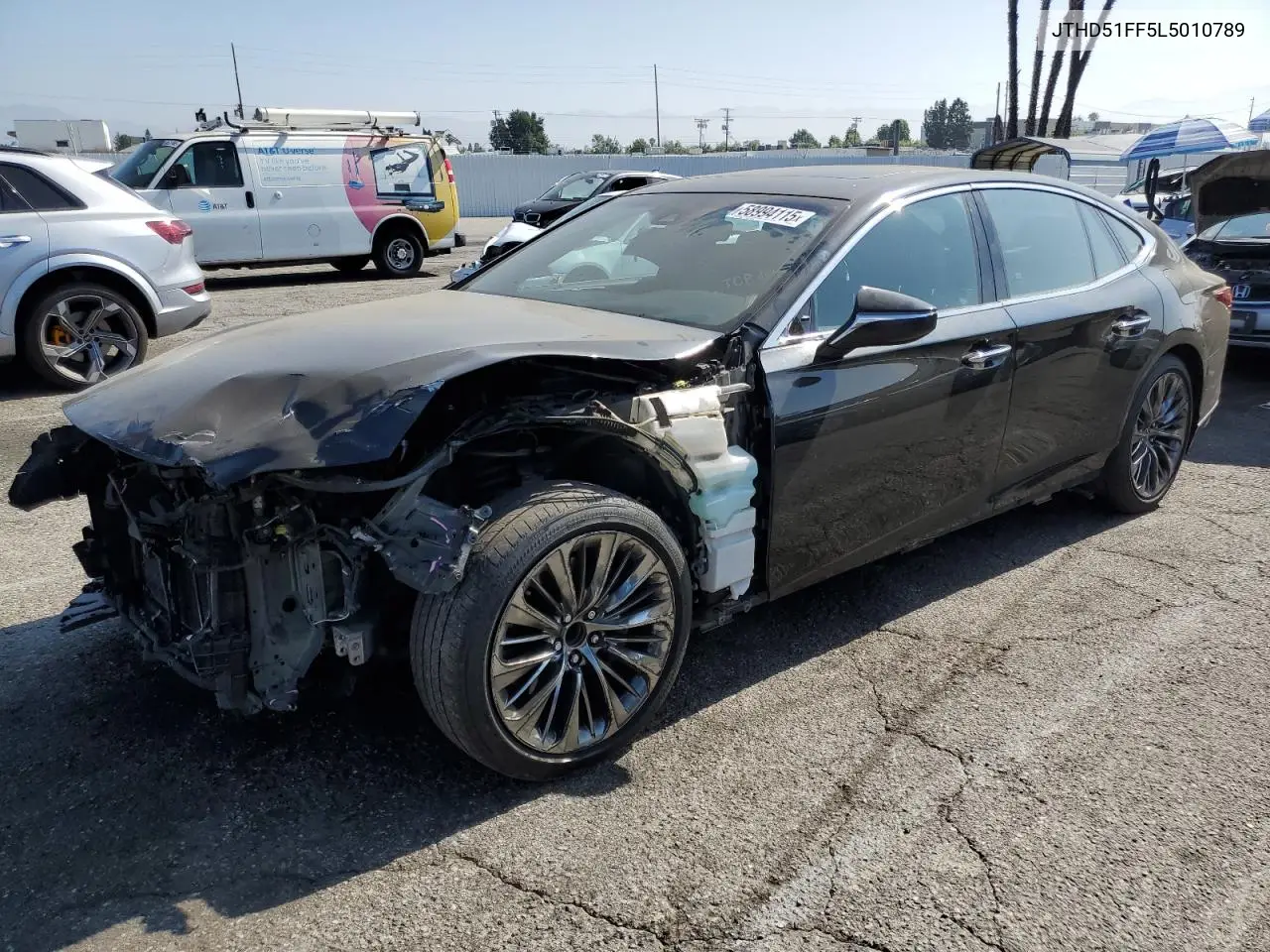 2020 Lexus Ls 500 Base VIN: JTHD51FF5L5010789 Lot: 58994115