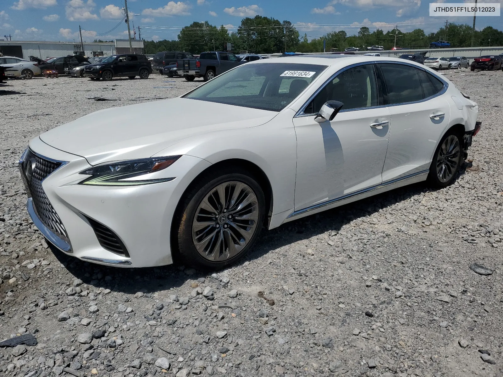 2020 Lexus Ls 500 Base VIN: JTHD51FF1L5012023 Lot: 61991634