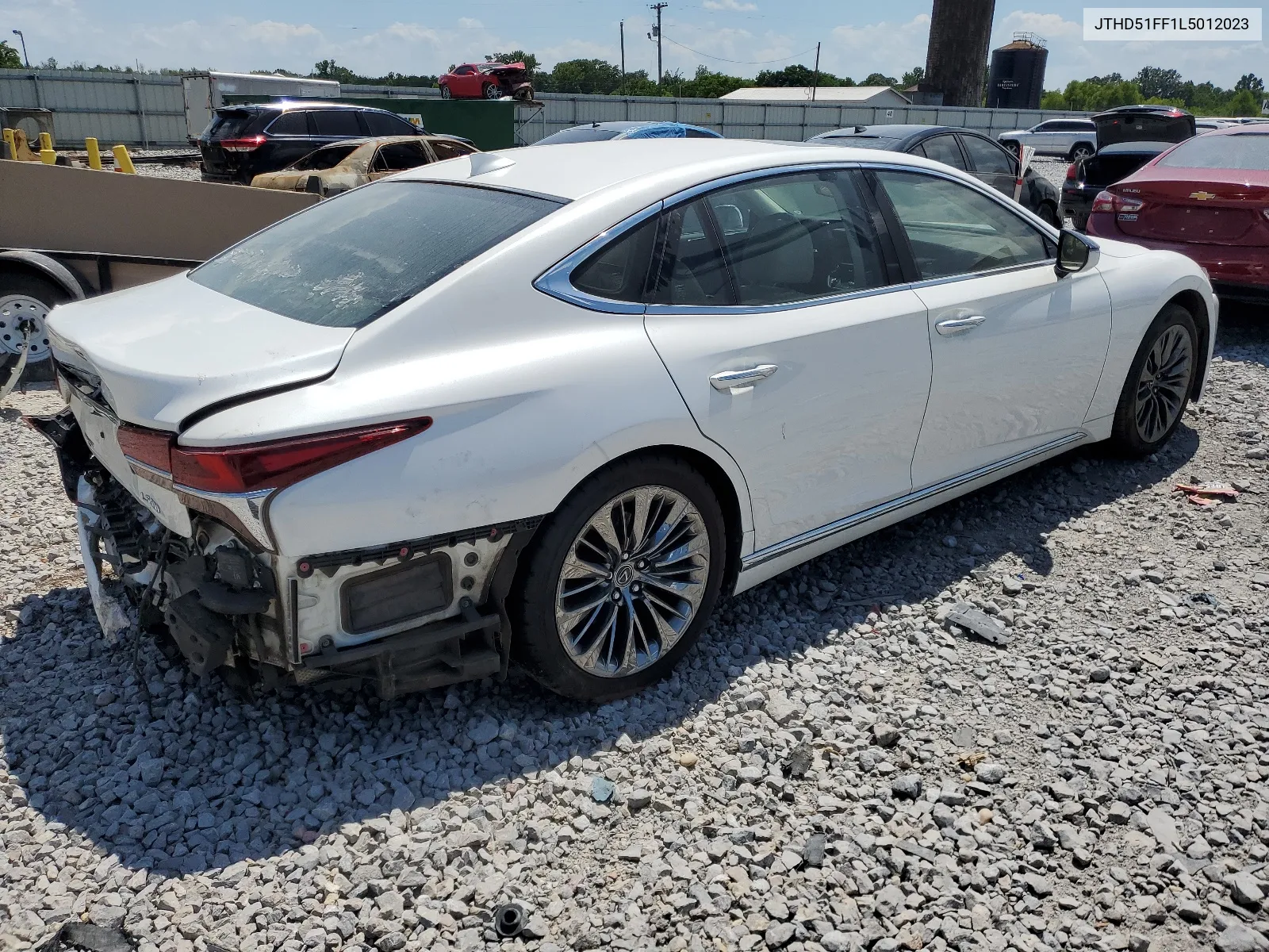 2020 Lexus Ls 500 Base VIN: JTHD51FF1L5012023 Lot: 61991634