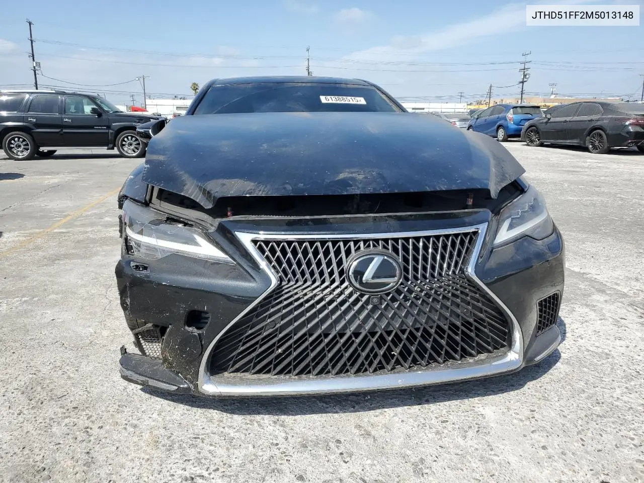 2021 Lexus Ls 500 Base VIN: JTHD51FF2M5013148 Lot: 61388515