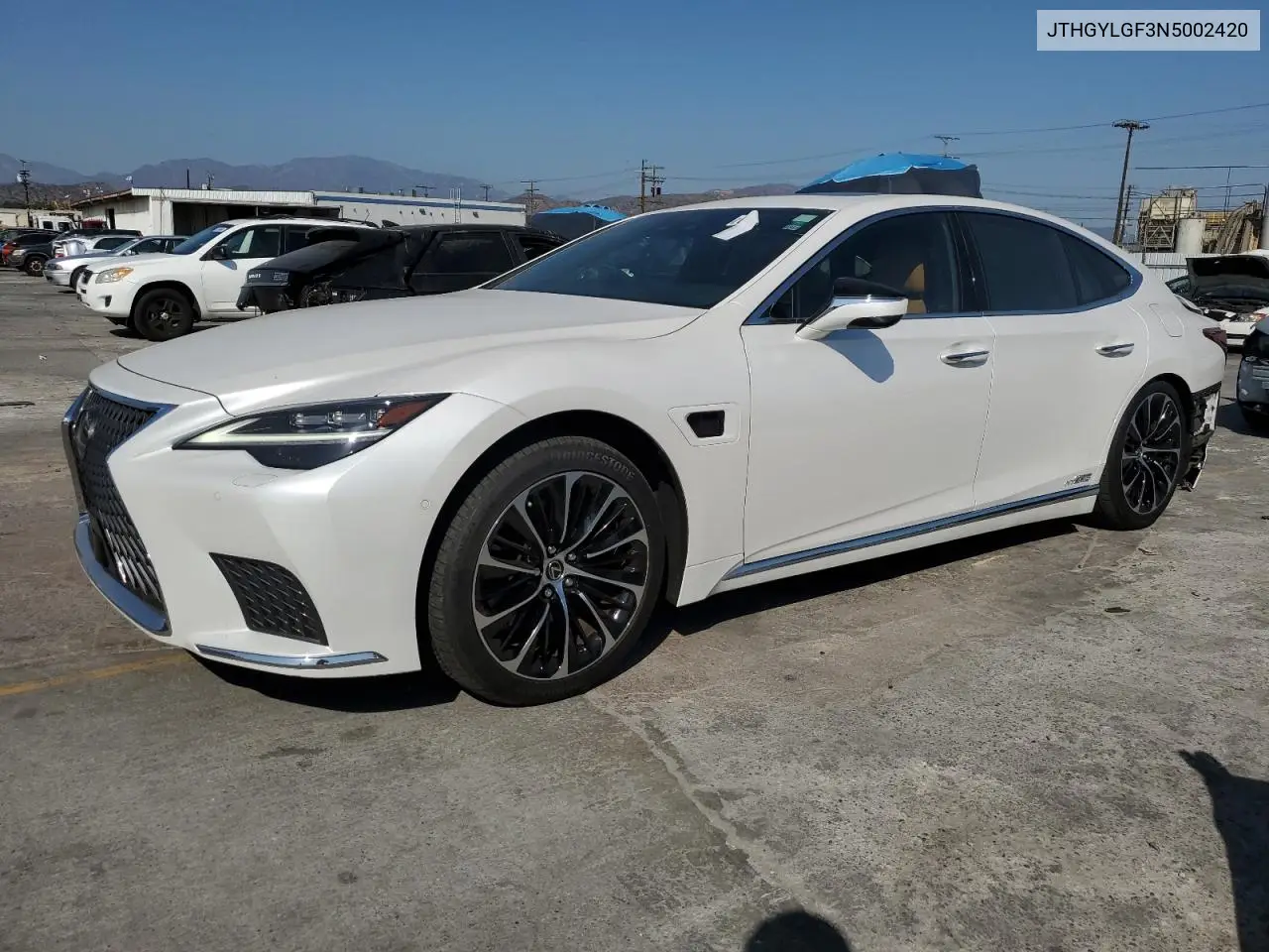 2022 Lexus Ls 500H VIN: JTHGYLGF3N5002420 Lot: 62604075