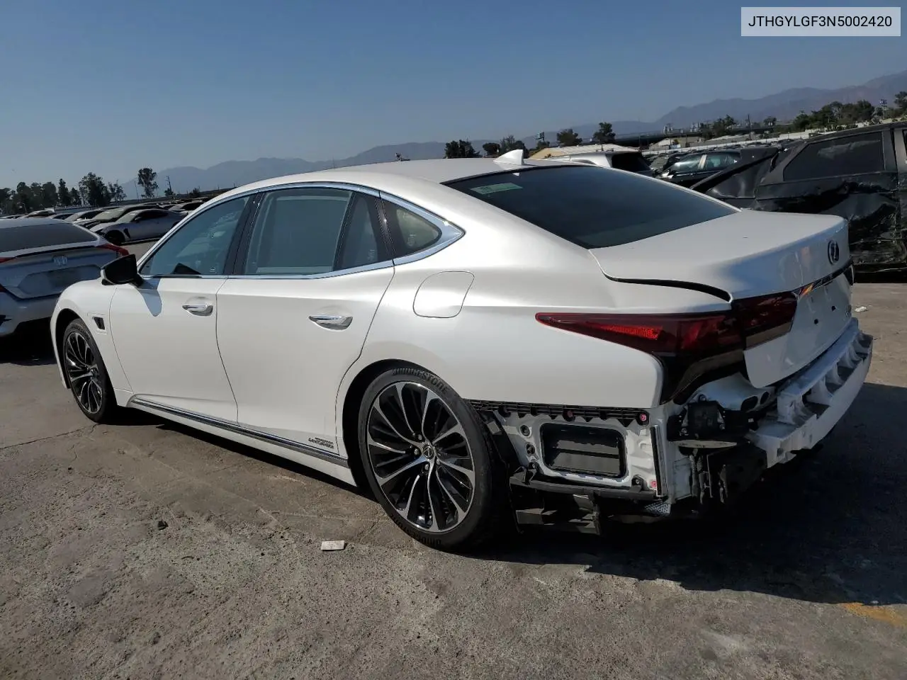 2022 Lexus Ls 500H VIN: JTHGYLGF3N5002420 Lot: 62604075