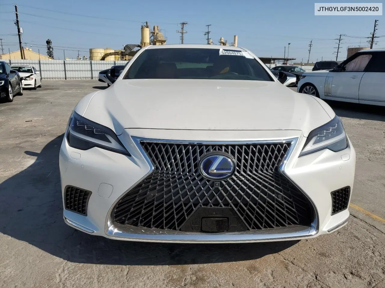 2022 Lexus Ls 500H VIN: JTHGYLGF3N5002420 Lot: 62604075