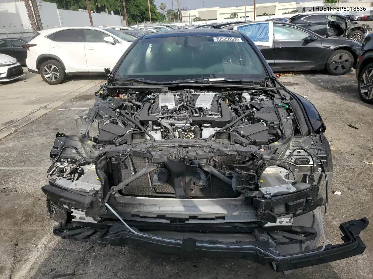 2023 Lexus Ls 500 Base VIN: JTHD51FF8P5018536 Lot: 58006105