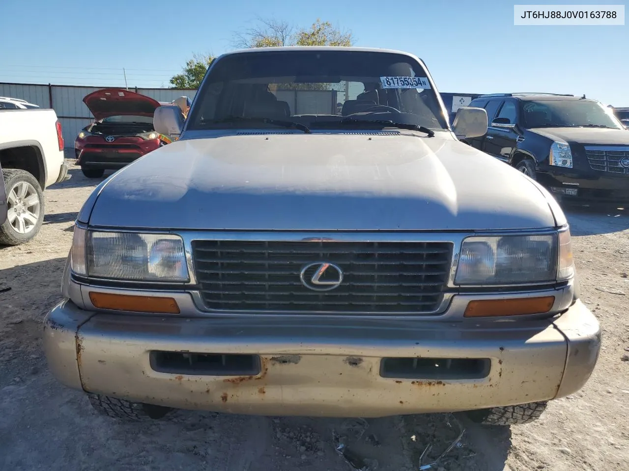 1997 Lexus Lx 450 VIN: JT6HJ88J0V0163788 Lot: 81755354