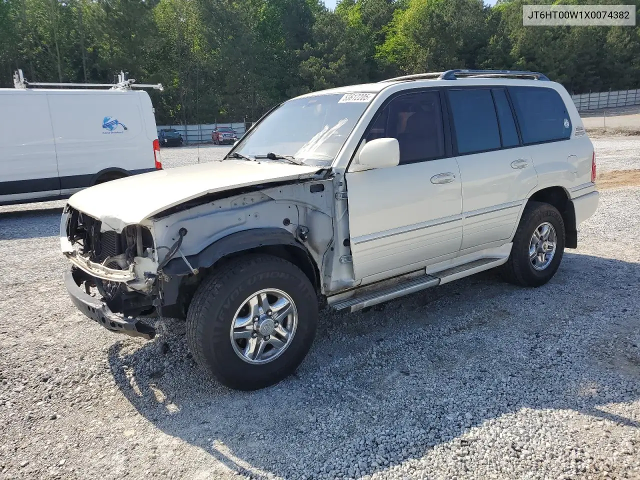 1999 Lexus Lx 470 VIN: JT6HT00W1X0074382 Lot: 53612205