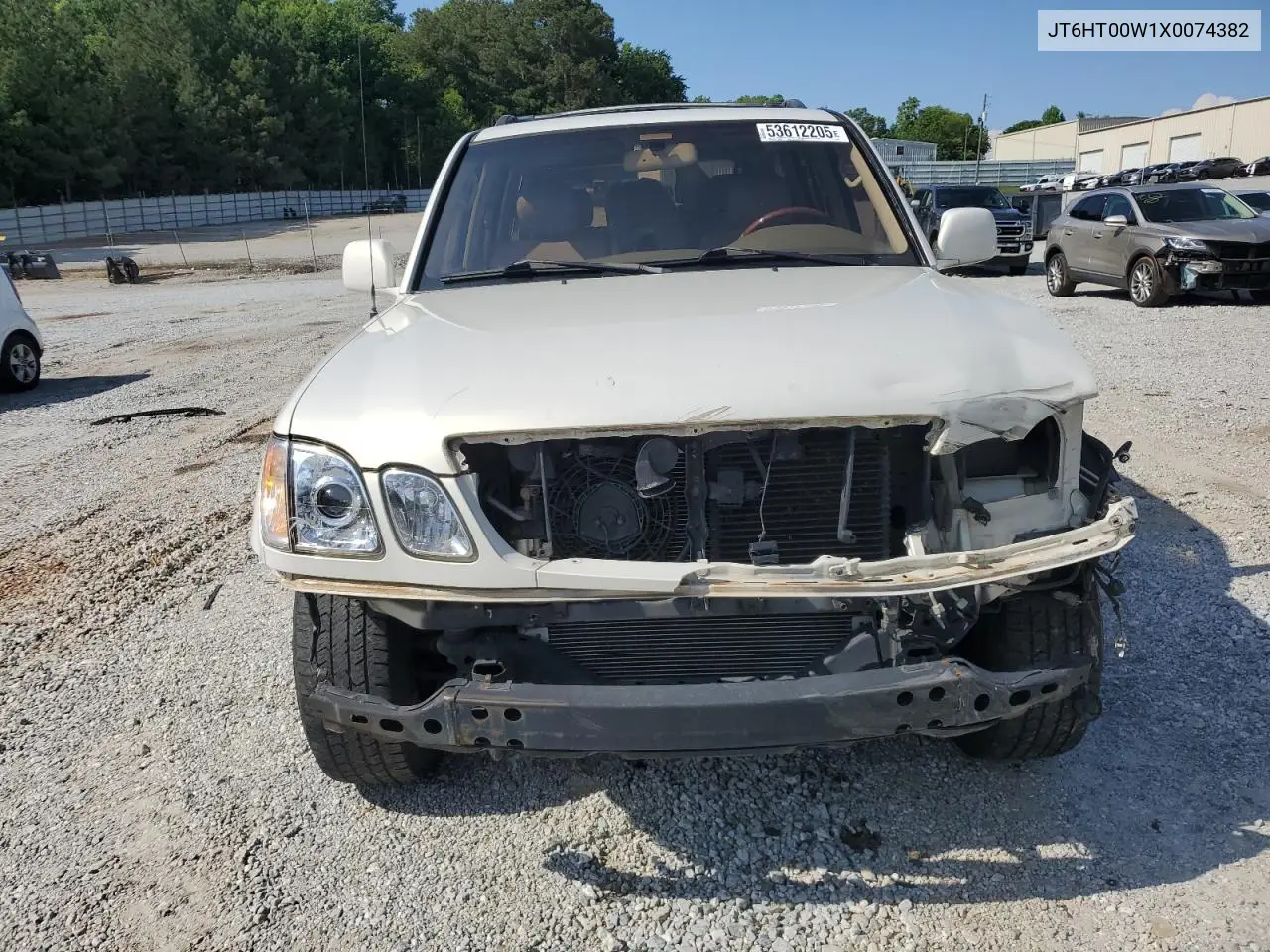 1999 Lexus Lx 470 VIN: JT6HT00W1X0074382 Lot: 53612205