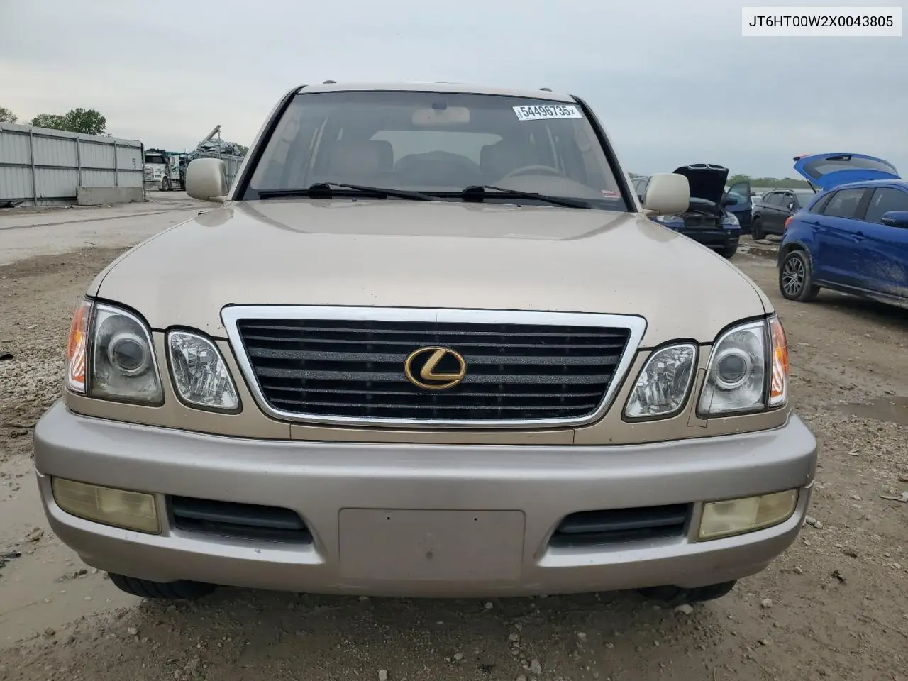 1999 Lexus Lx 470 VIN: JT6HT00W2X0043805 Lot: 54496735