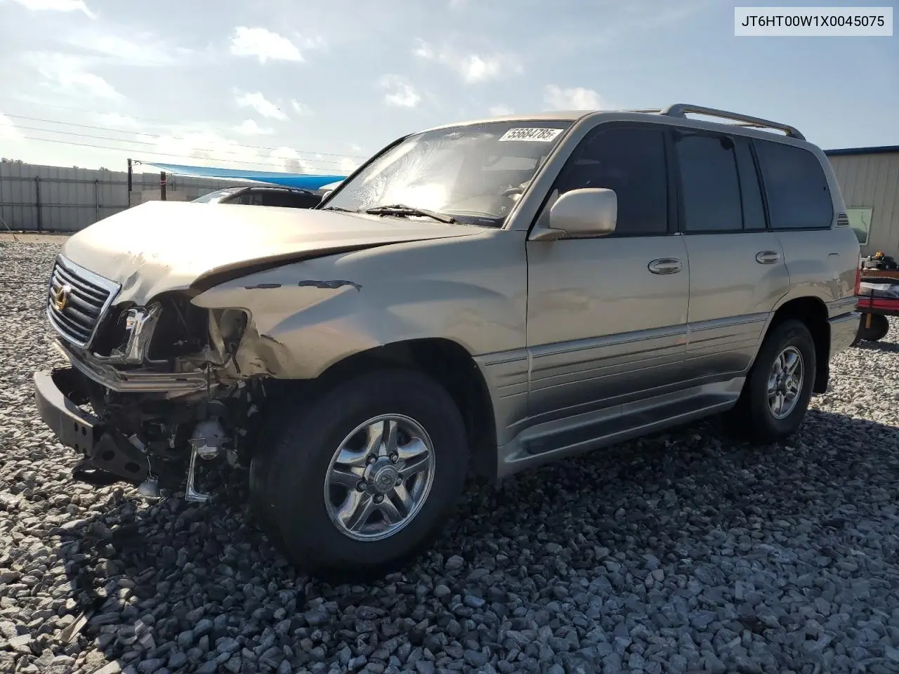 1999 Lexus Lx 470 VIN: JT6HT00W1X0045075 Lot: 55684785