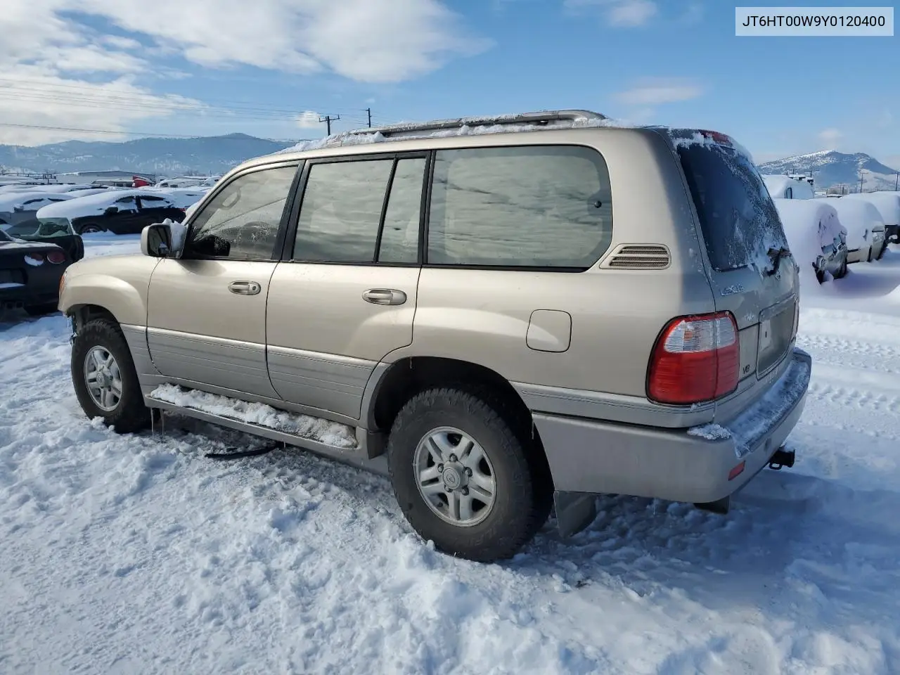 2000 Lexus Lx 470 VIN: JT6HT00W9Y0120400 Lot: 45236435