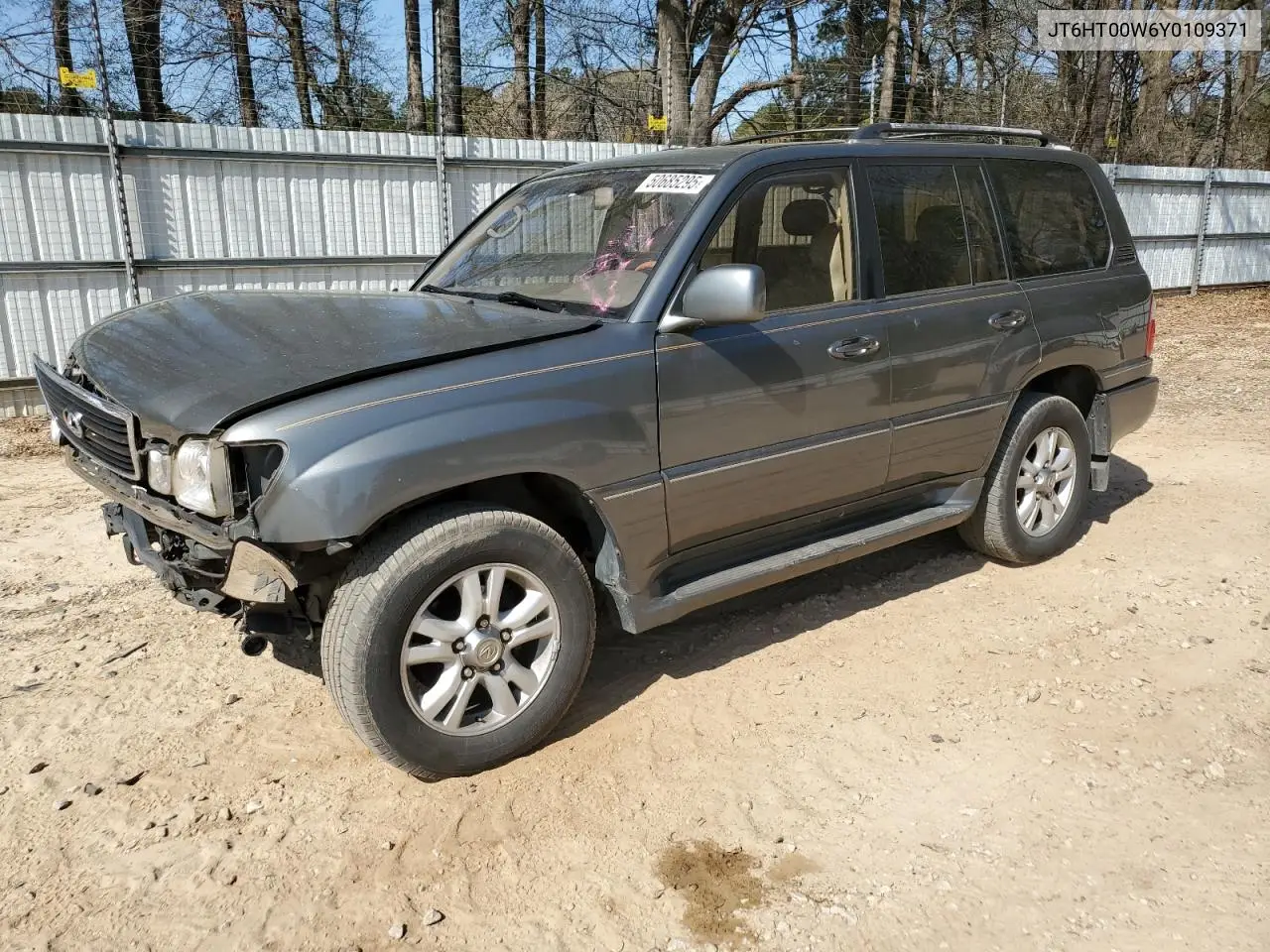 2000 Lexus Lx 470 VIN: JT6HT00W6Y0109371 Lot: 50685295