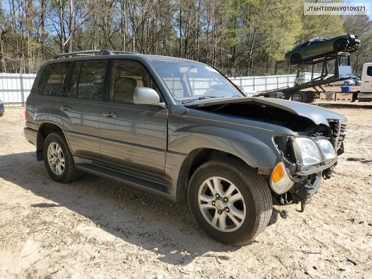 2000 Lexus Lx 470 VIN: JT6HT00W6Y0109371 Lot: 50685295