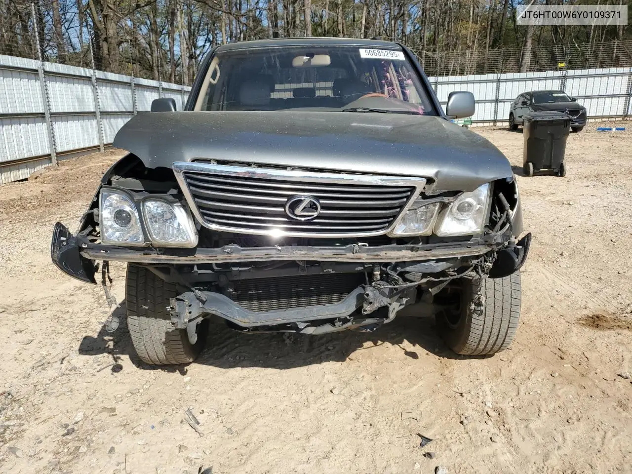 2000 Lexus Lx 470 VIN: JT6HT00W6Y0109371 Lot: 50685295