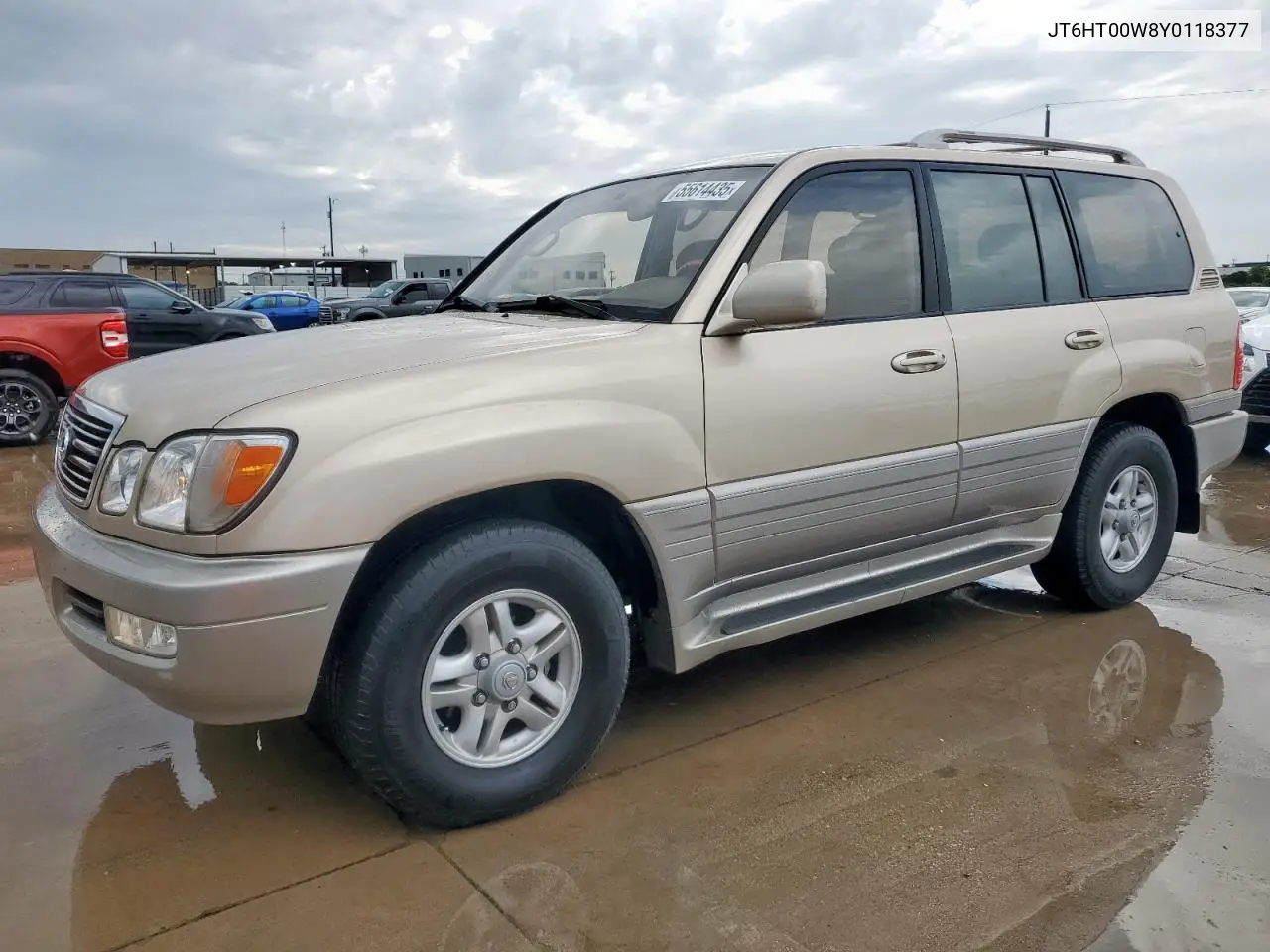 2000 Lexus Lx 470 VIN: JT6HT00W8Y0118377 Lot: 55614435