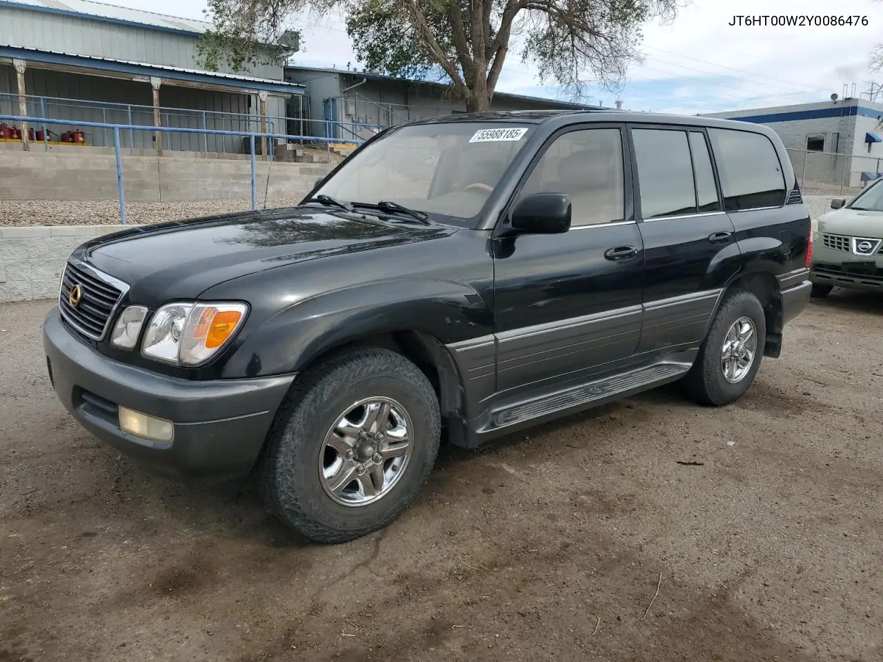 2000 Lexus Lx 470 VIN: JT6HT00W2Y0086476 Lot: 55988185