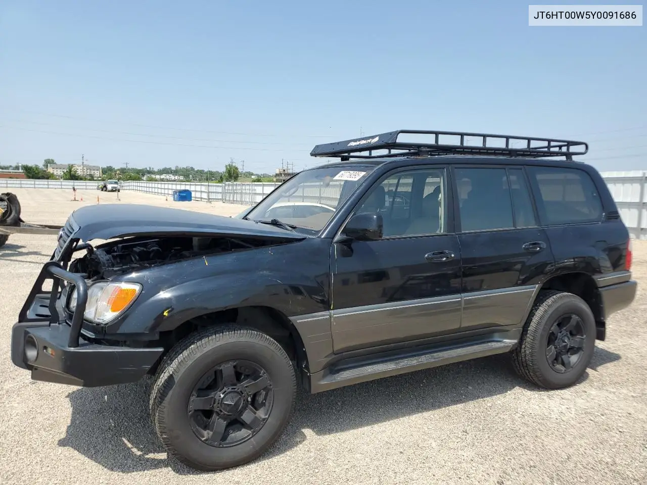 2000 Lexus Lx 470 VIN: JT6HT00W5Y0091686 Lot: 61405395