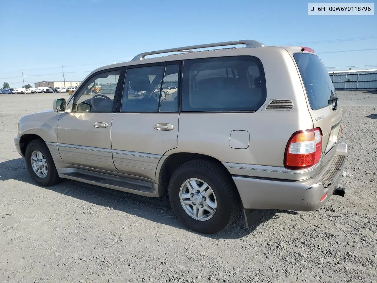 2000 Lexus Lx 470 VIN: JT6HT00W6Y0118796 Lot: 61427935