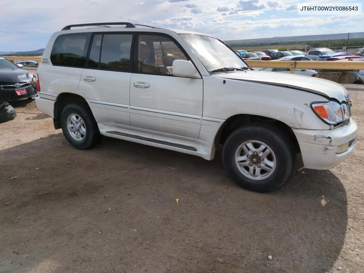 2000 Lexus Lx 470 VIN: JT6HT00W2Y0086543 Lot: 61466455