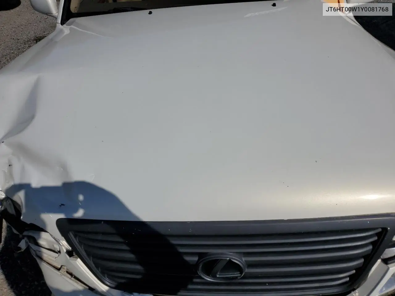 2000 Lexus Lx 470 VIN: JT6HT00W1Y0081768 Lot: 61495005