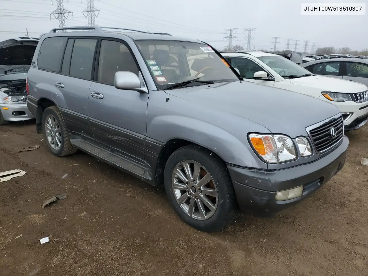 2001 Lexus Lx 470 VIN: JTJHT00W513510307 Lot: 52266935