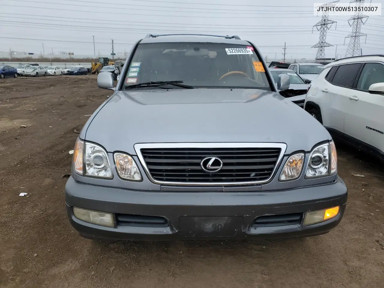 2001 Lexus Lx 470 VIN: JTJHT00W513510307 Lot: 52266935