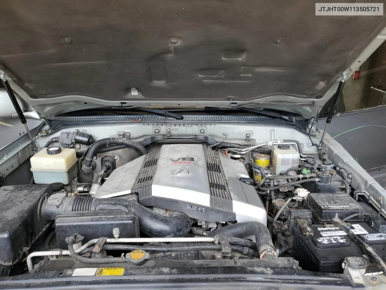 2001 Lexus Lx 470 VIN: JTJHT00W113505721 Lot: 56463665