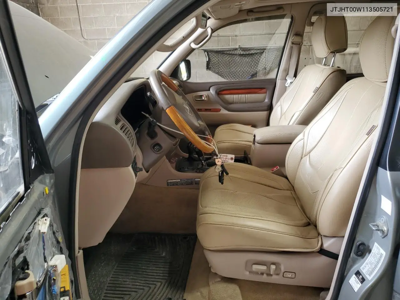 2001 Lexus Lx 470 VIN: JTJHT00W113505721 Lot: 56463665