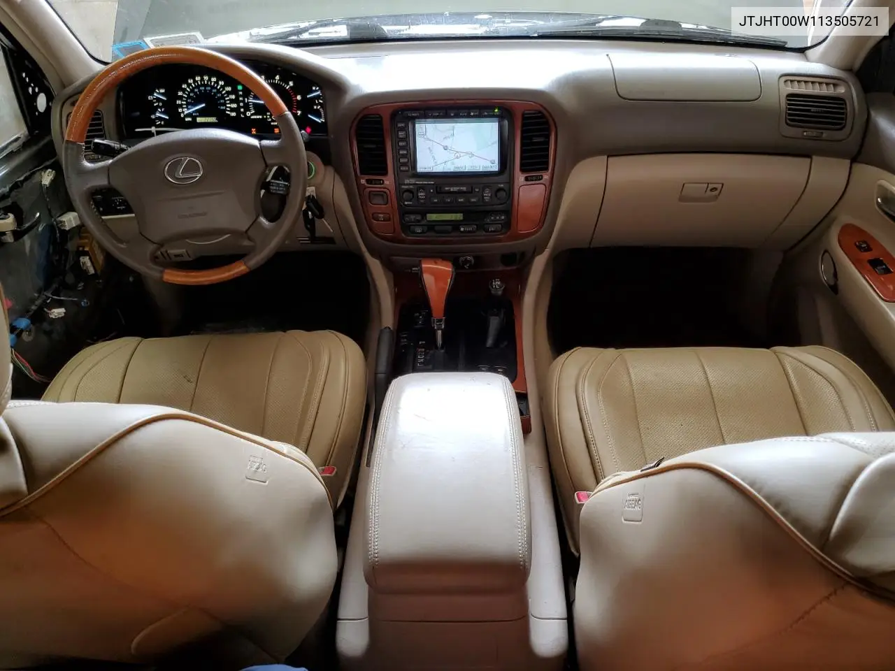 2001 Lexus Lx 470 VIN: JTJHT00W113505721 Lot: 56463665