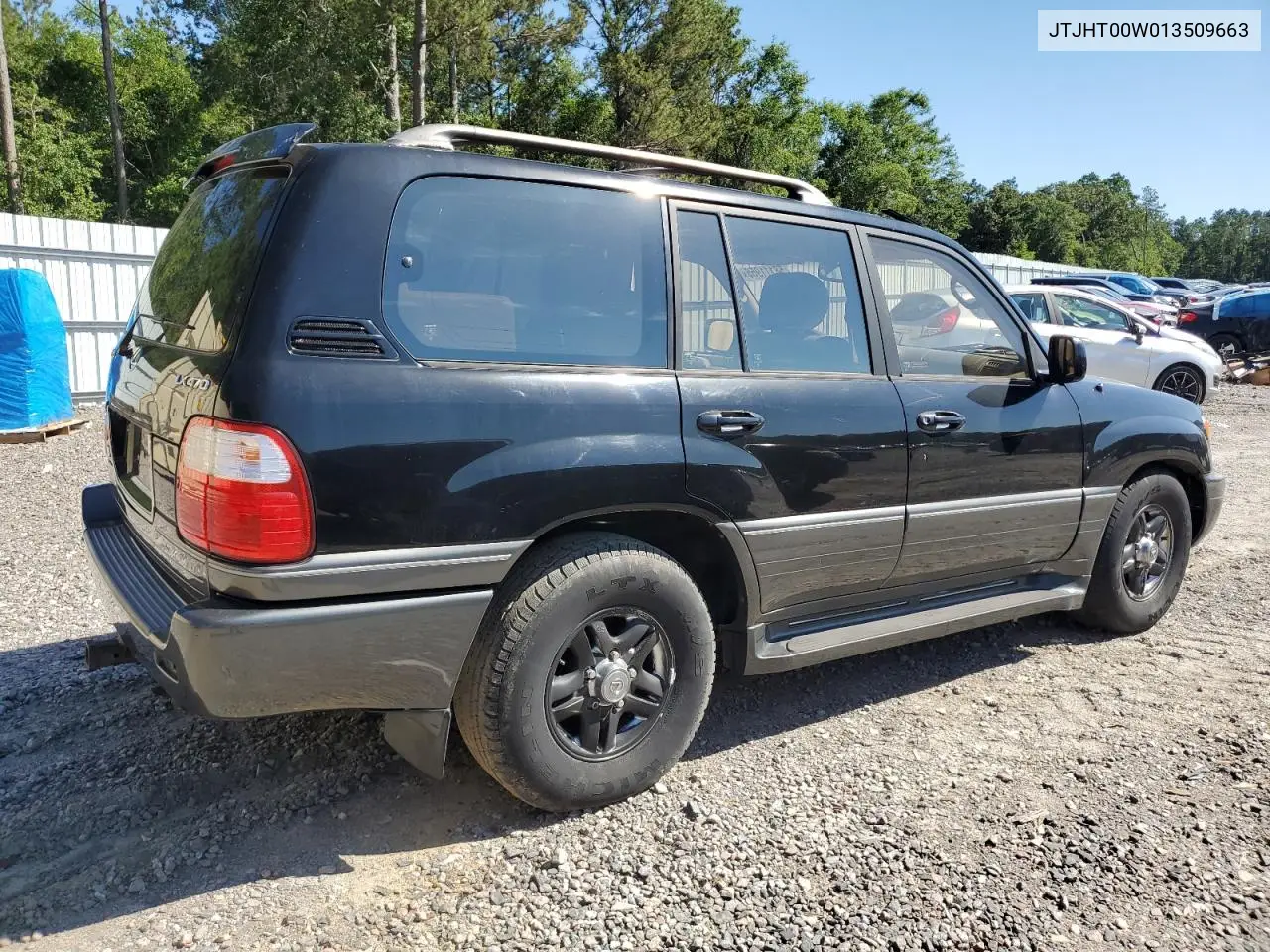 2001 Lexus Lx 470 VIN: JTJHT00W013509663 Lot: 58111955