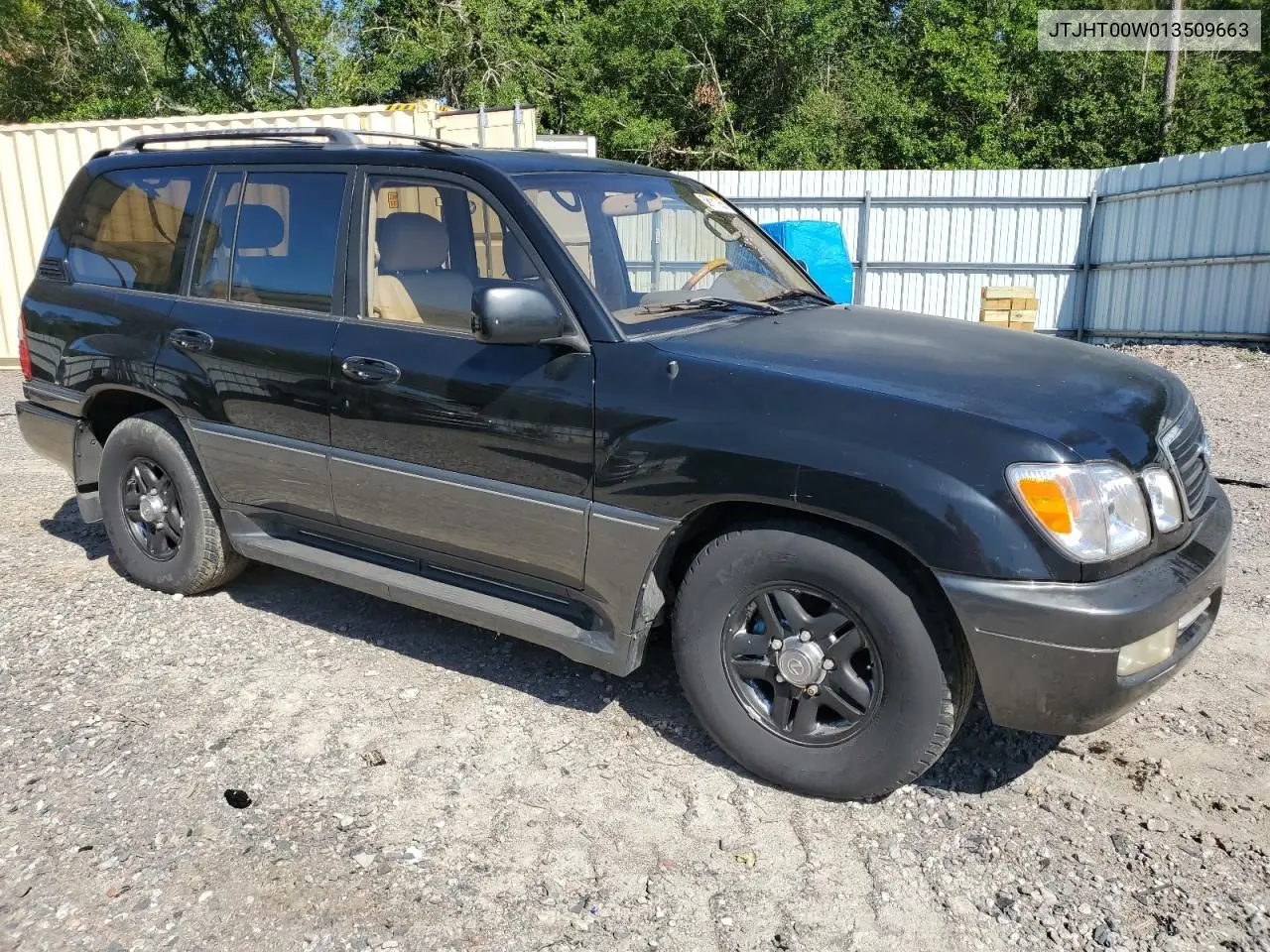2001 Lexus Lx 470 VIN: JTJHT00W013509663 Lot: 58111955