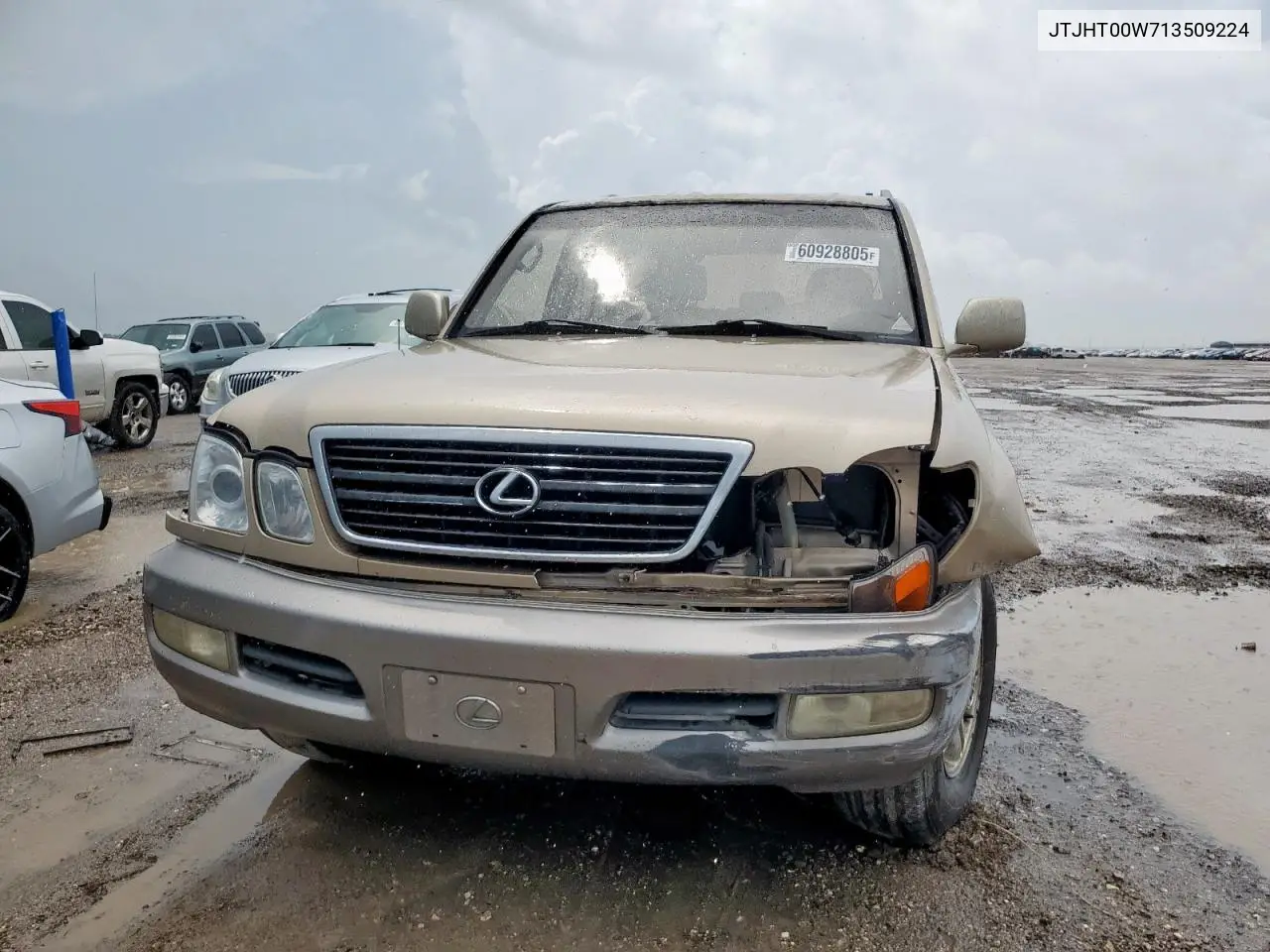 2001 Lexus Lx 470 VIN: JTJHT00W713509224 Lot: 60928805