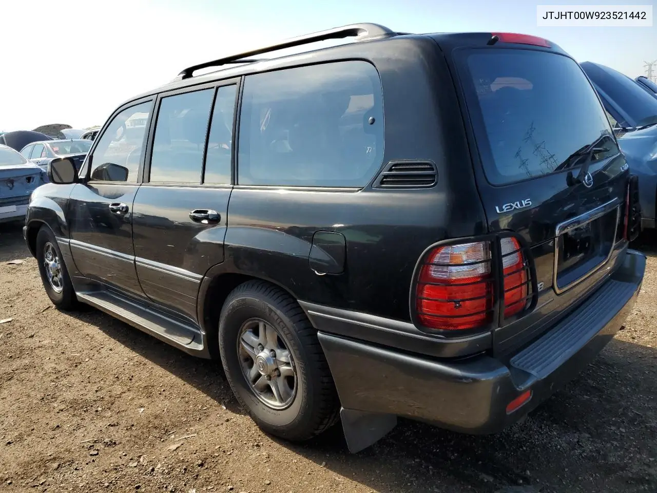 2002 Lexus Lx 470 VIN: JTJHT00W923521442 Lot: 55936255