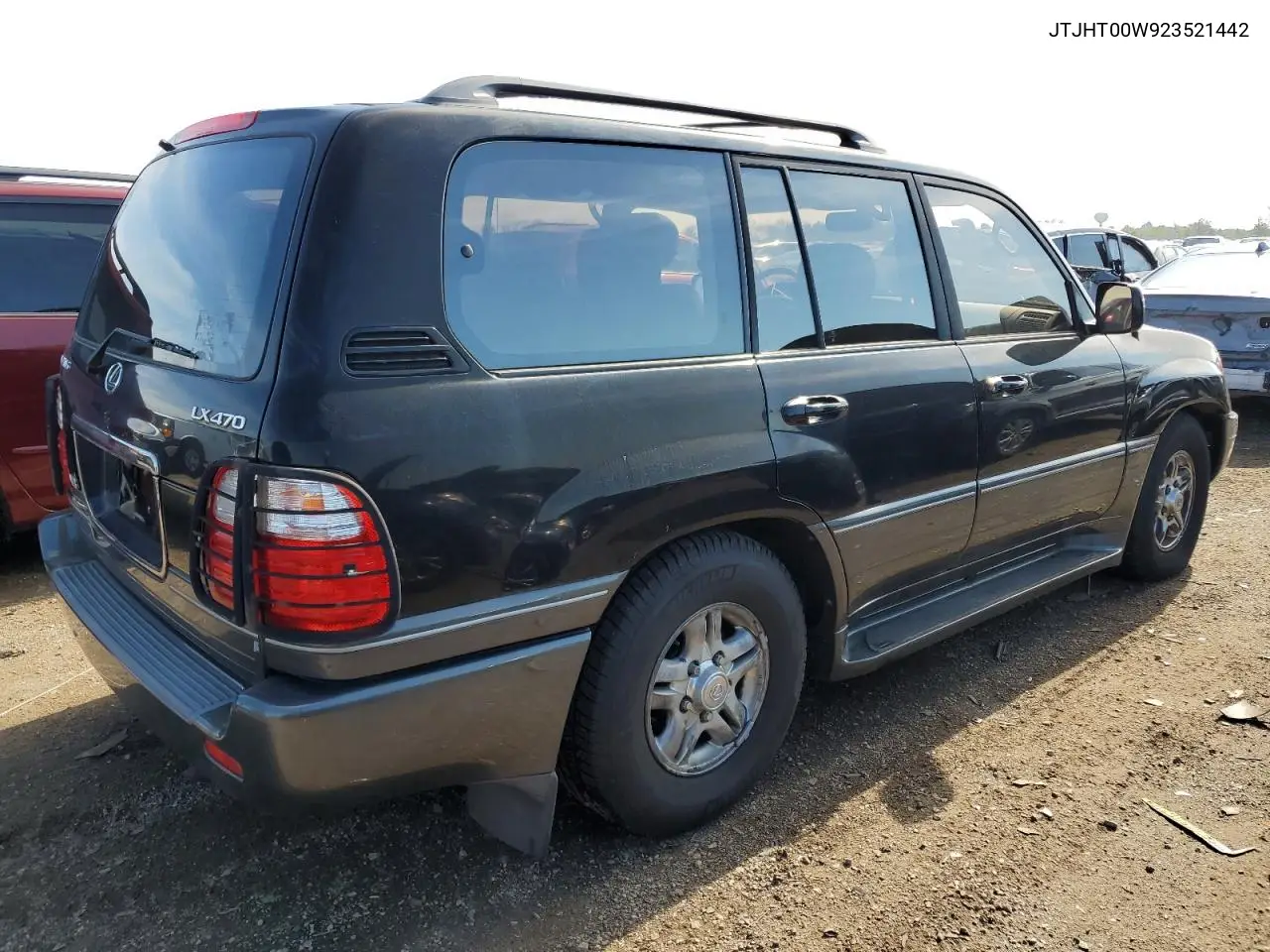 2002 Lexus Lx 470 VIN: JTJHT00W923521442 Lot: 55936255