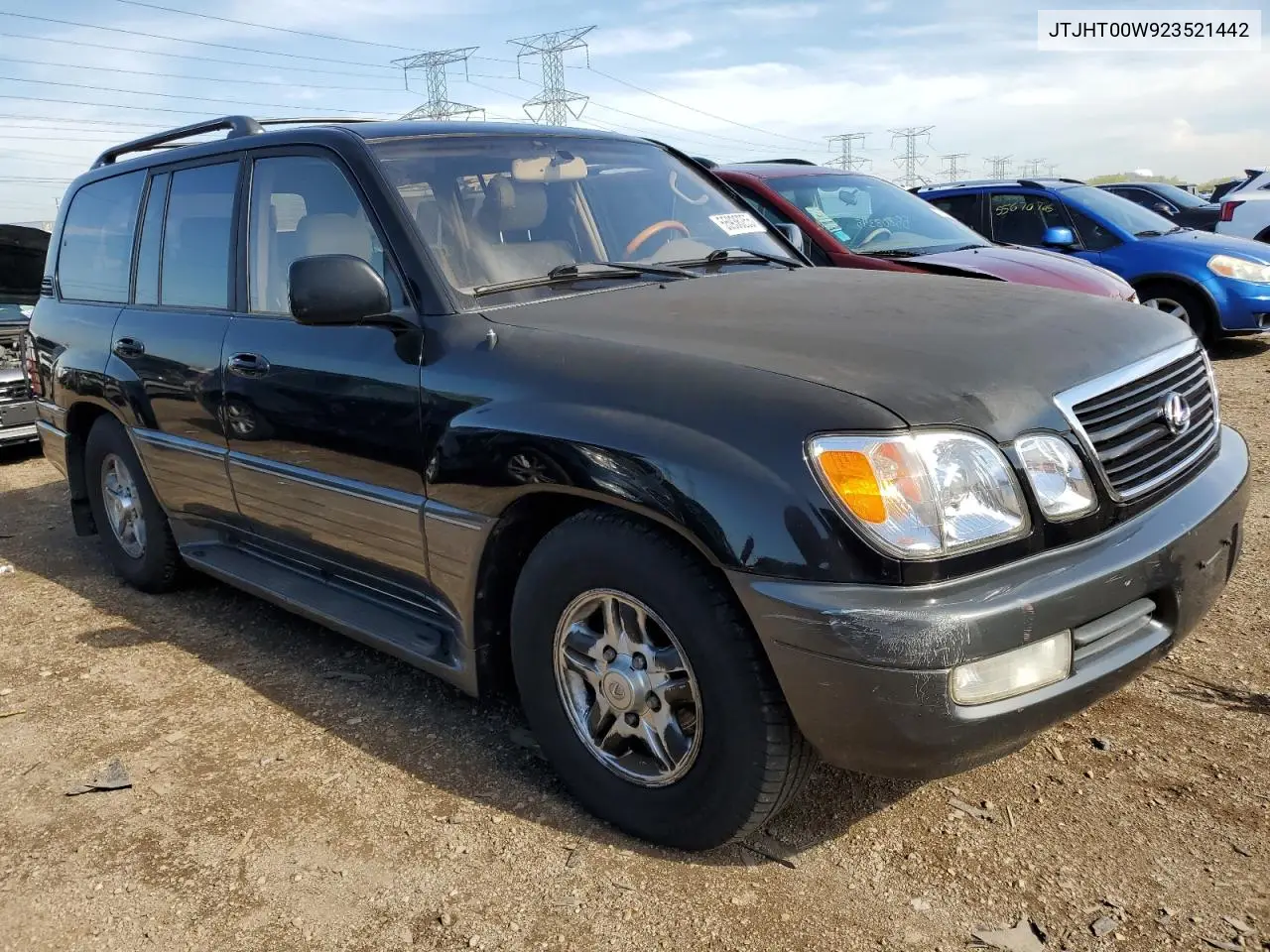2002 Lexus Lx 470 VIN: JTJHT00W923521442 Lot: 55936255