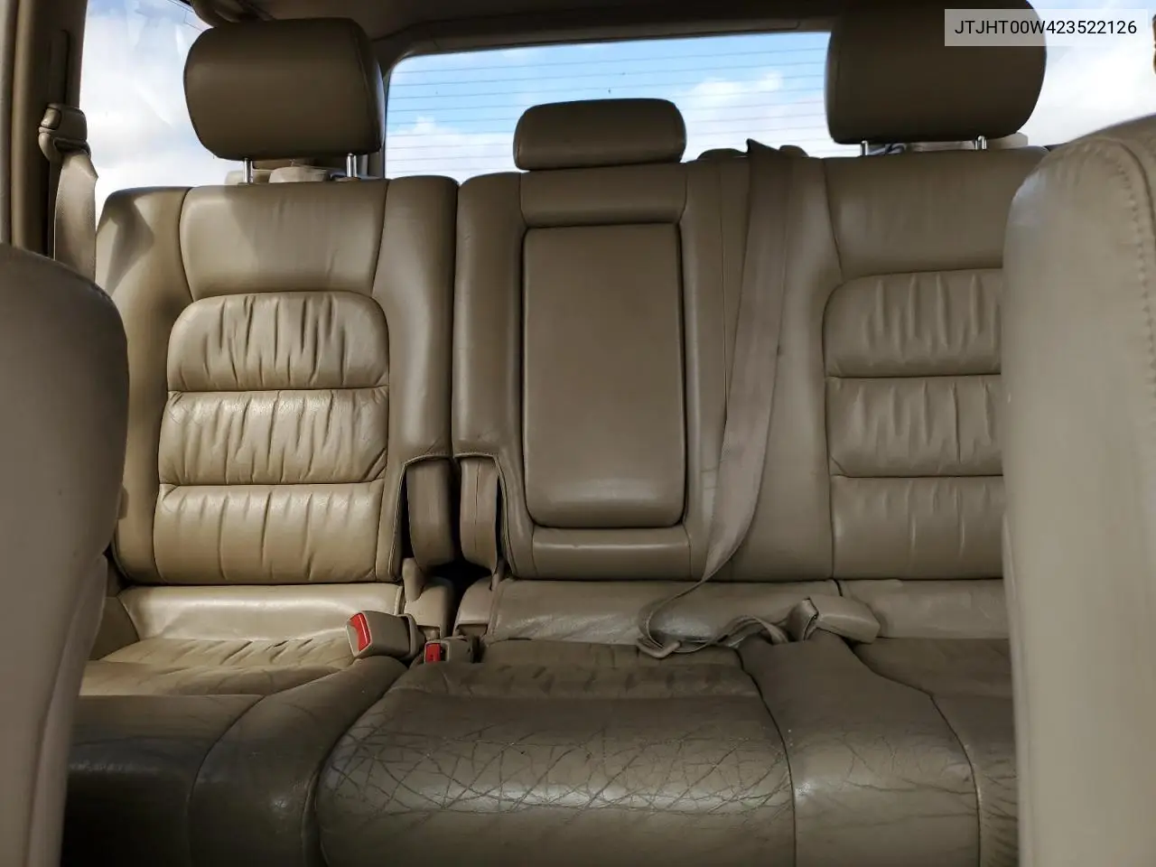 2002 Lexus Lx 470 VIN: JTJHT00W423522126 Lot: 56582855