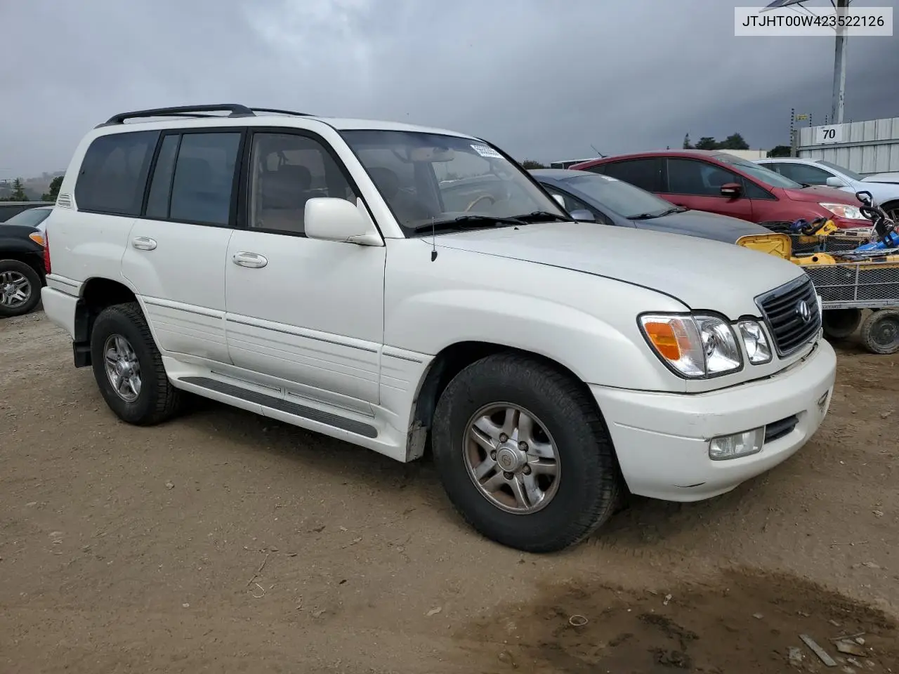 2002 Lexus Lx 470 VIN: JTJHT00W423522126 Lot: 56582855