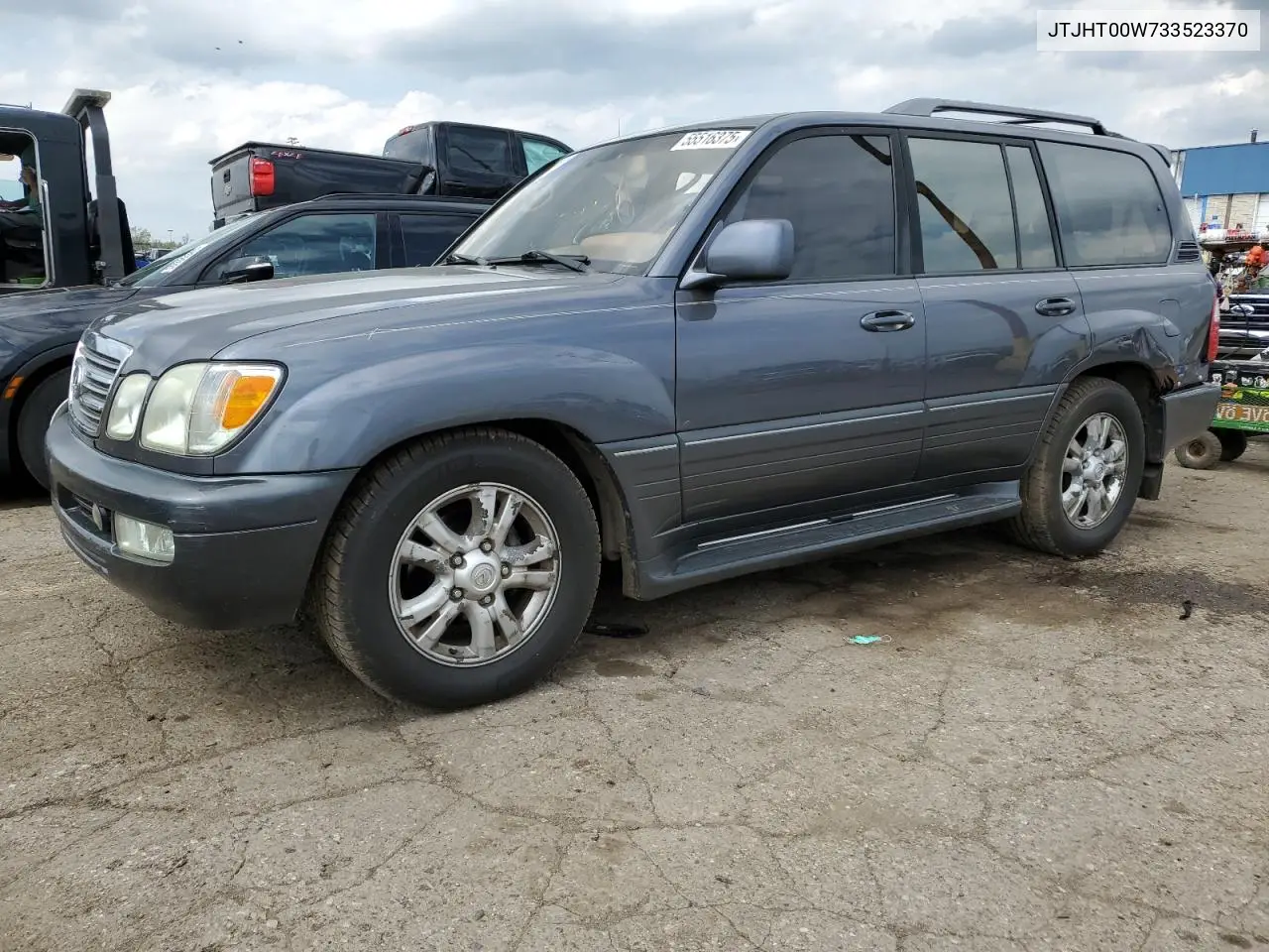 2003 Lexus Lx 470 VIN: JTJHT00W733523370 Lot: 55516375