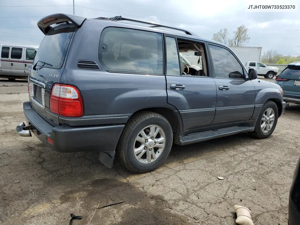 2003 Lexus Lx 470 VIN: JTJHT00W733523370 Lot: 55516375