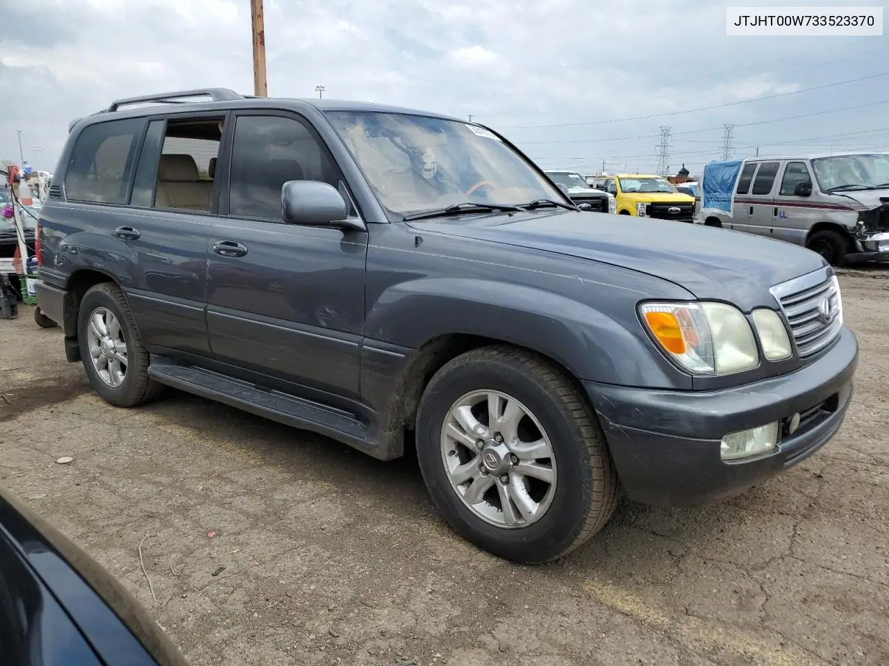 2003 Lexus Lx 470 VIN: JTJHT00W733523370 Lot: 55516375
