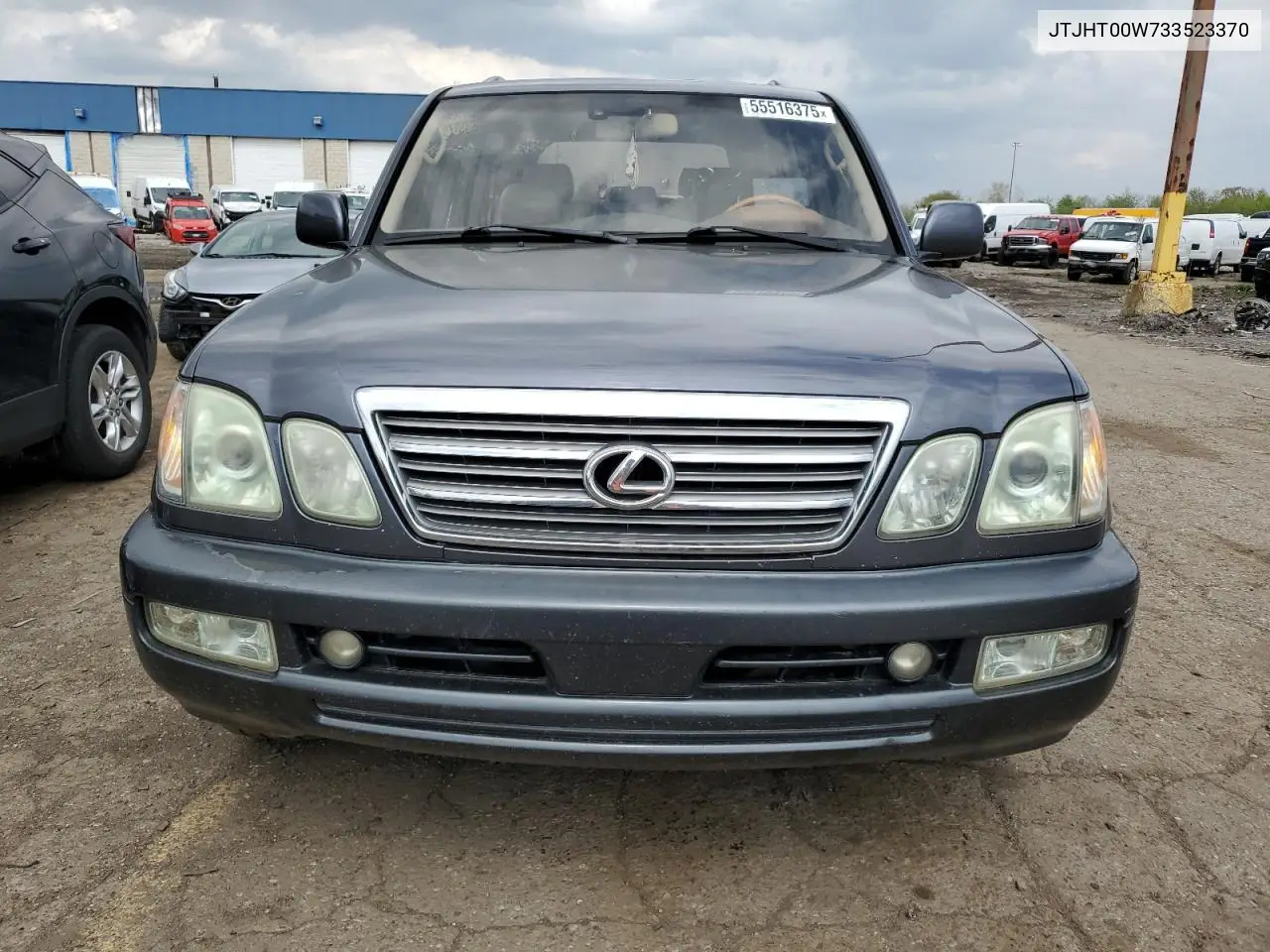 2003 Lexus Lx 470 VIN: JTJHT00W733523370 Lot: 55516375
