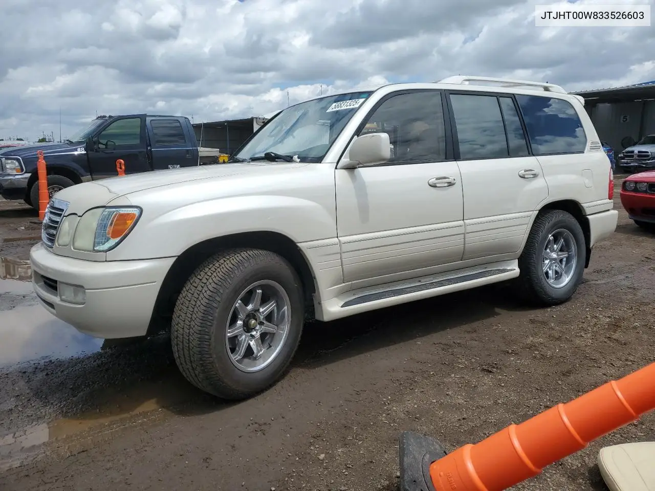 2003 Lexus Lx 470 VIN: JTJHT00W833526603 Lot: 58831325