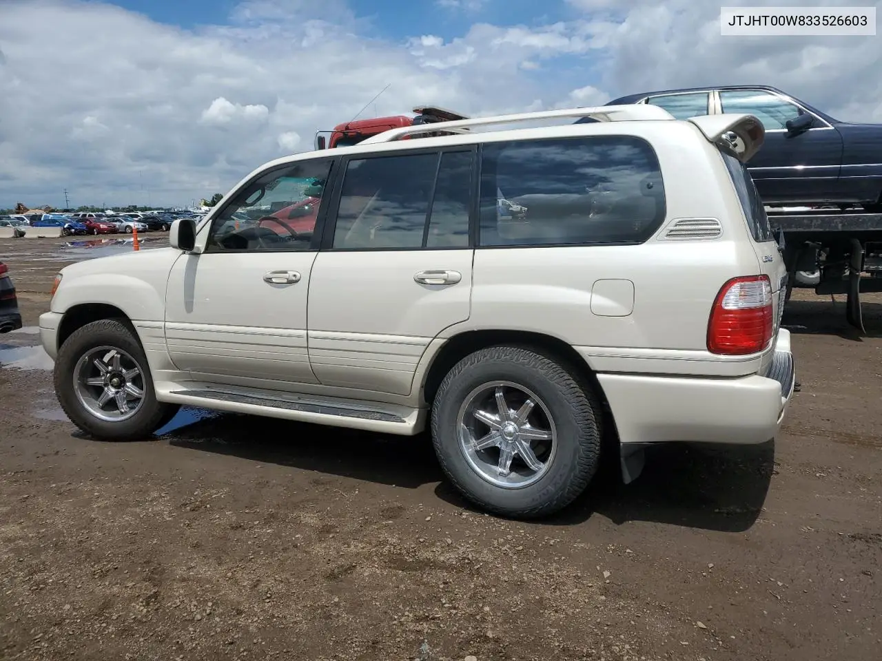 2003 Lexus Lx 470 VIN: JTJHT00W833526603 Lot: 58831325