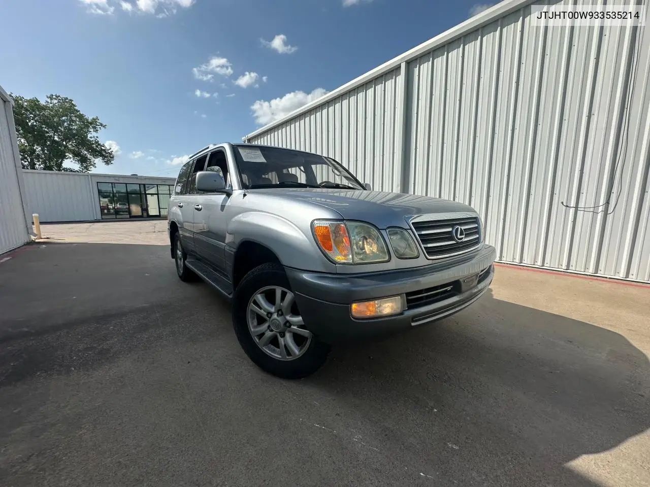 2003 Lexus Lx 470 VIN: JTJHT00W933535214 Lot: 62037495